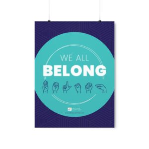 We All Belong — Poster