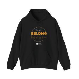 We All Belong — Unisex Hoodie - Image 2