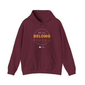 We All Belong — Unisex Hoodie - Image 3