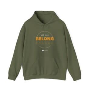 We All Belong — Unisex Hoodie - Image 4