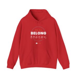 We All Belong — Unisex Hoodie - Image 11