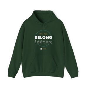 We All Belong — Unisex Hoodie - Image 5